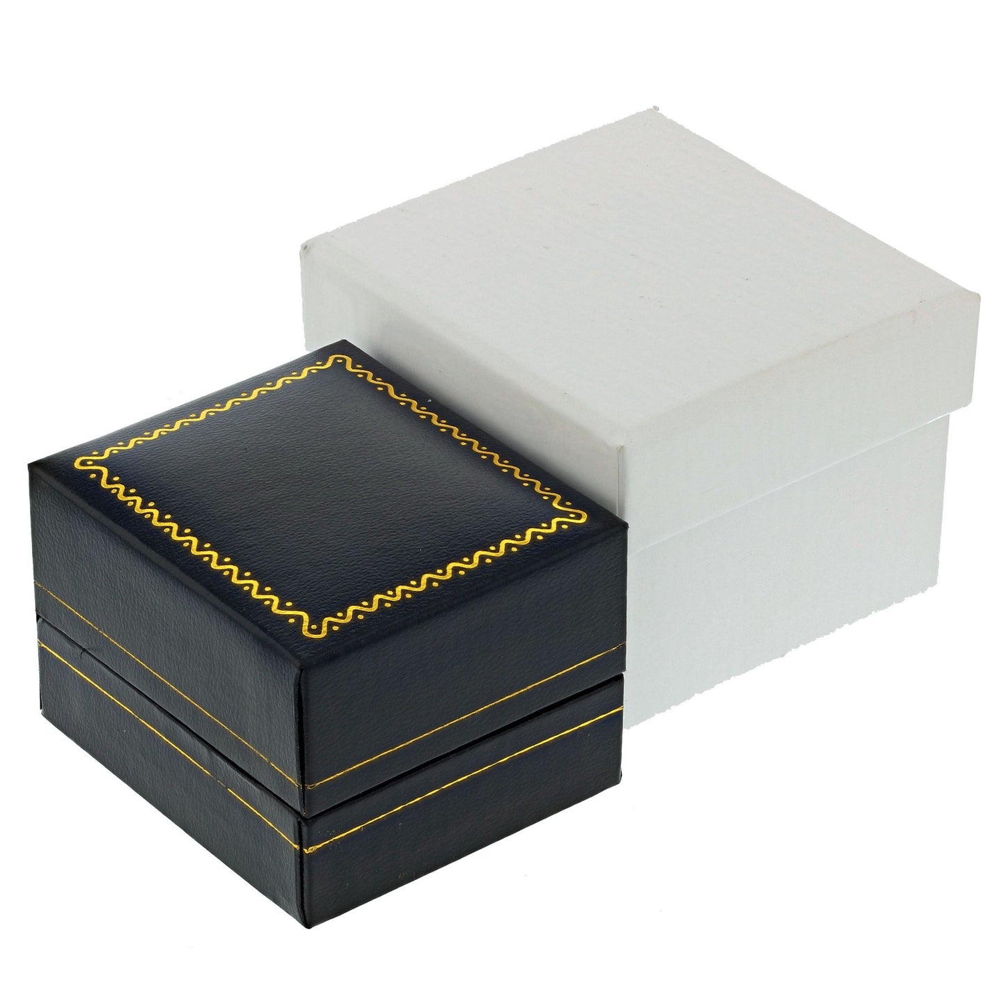 Gold Craps Table White CZ Mens Casino Enameled Pendant (emgeedi# P02512)