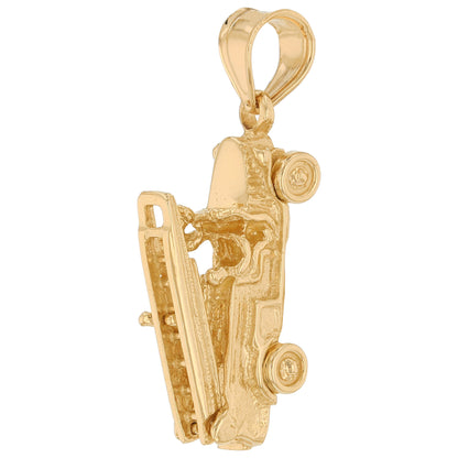 Gold Mens First Responder Pendant (emgeedi# P9229)