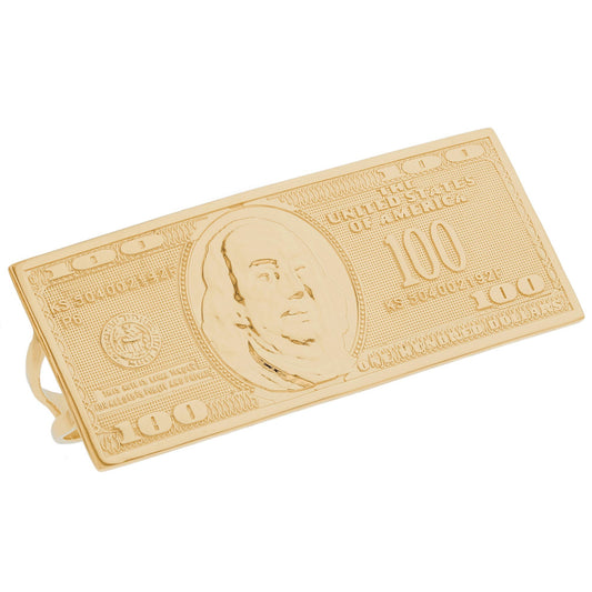 Gold Hundred Dollar Bill Mens Multiple Finger Ring (emgeedi# R12615)